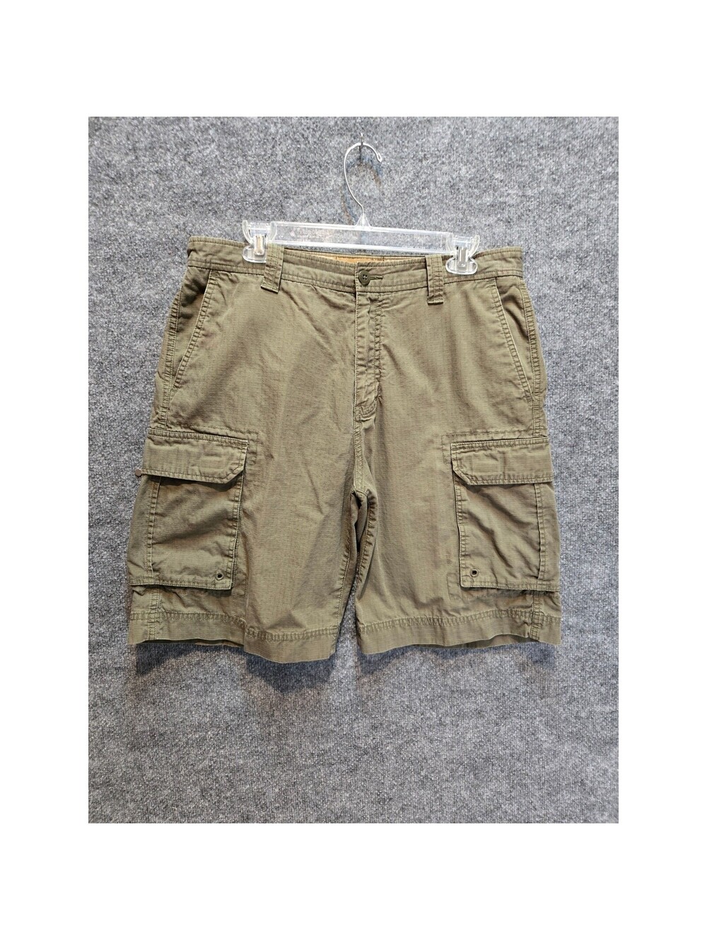 Clearwater Outfitters Men's Size 34 Olive Green Shorts 100% Cotton